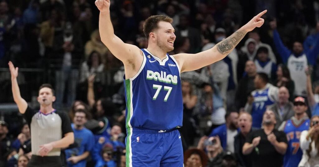 Luka Dončić posts the 1st 60-20-10 game in NBA history in the Dallas Mavericks’ overtime win over the New York Knicks