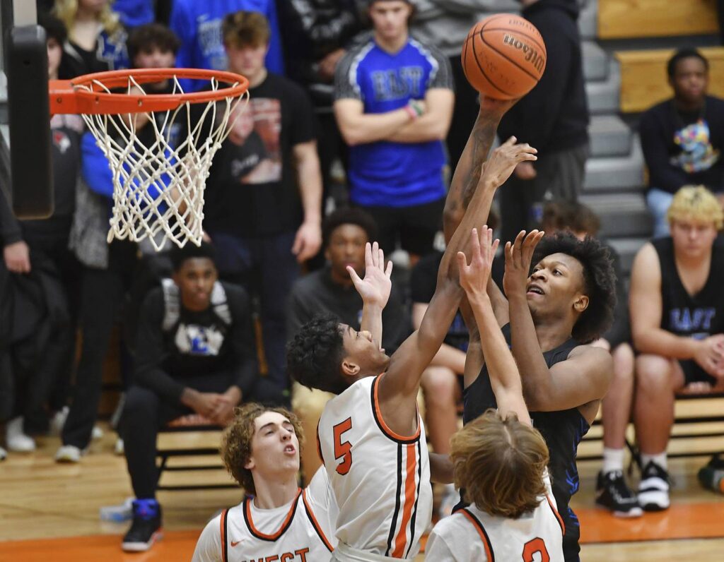 Big on Bellevue: Lincoln-Way East looks to George Bellevue for rivalry win over Lincoln-Way West. ‘He’s really a key to our team.’