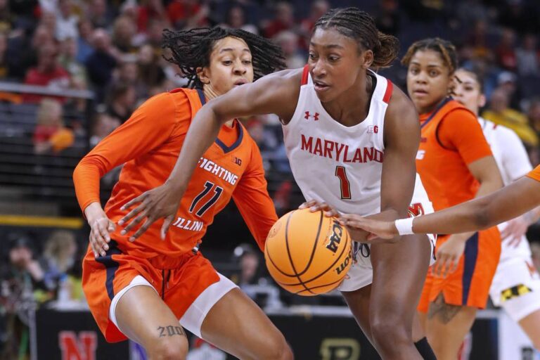 No. 5 Maryland women’s basketball cruises past Illinois, 73-58, to advance to Big Ten Tournament semifinals vs. Iowa