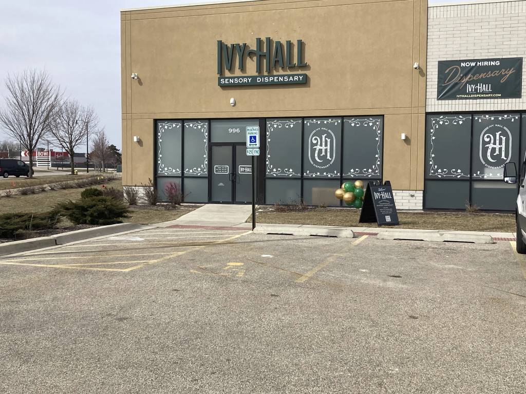 The Ivy Hall cannabis dispensary opened Friday on Waukegan Road near the Fountain Square shopping center in Waukegan.