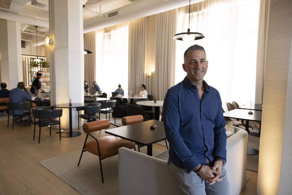 Joe Fisher is the CEO of BIAN, a private wellness club, 600 W. Chicago Ave. in River North, seen here on June 5, 2023. 