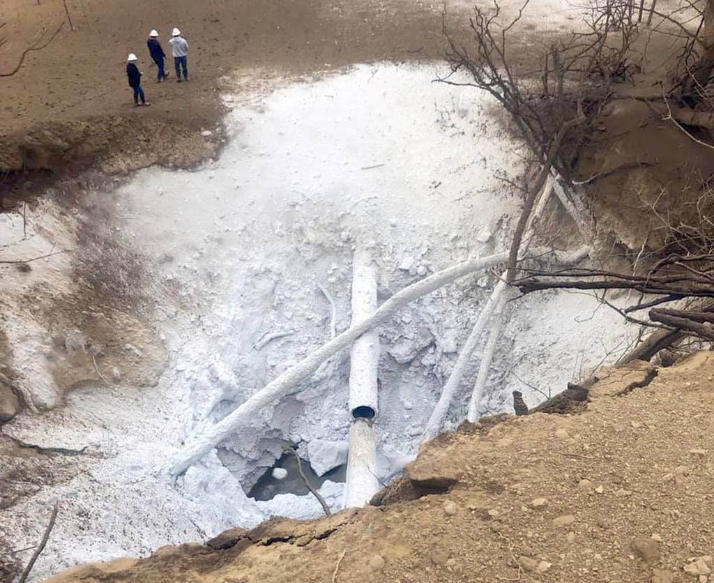 The carbon dioxide rupture near Satartia, Mississippi, in 2020.