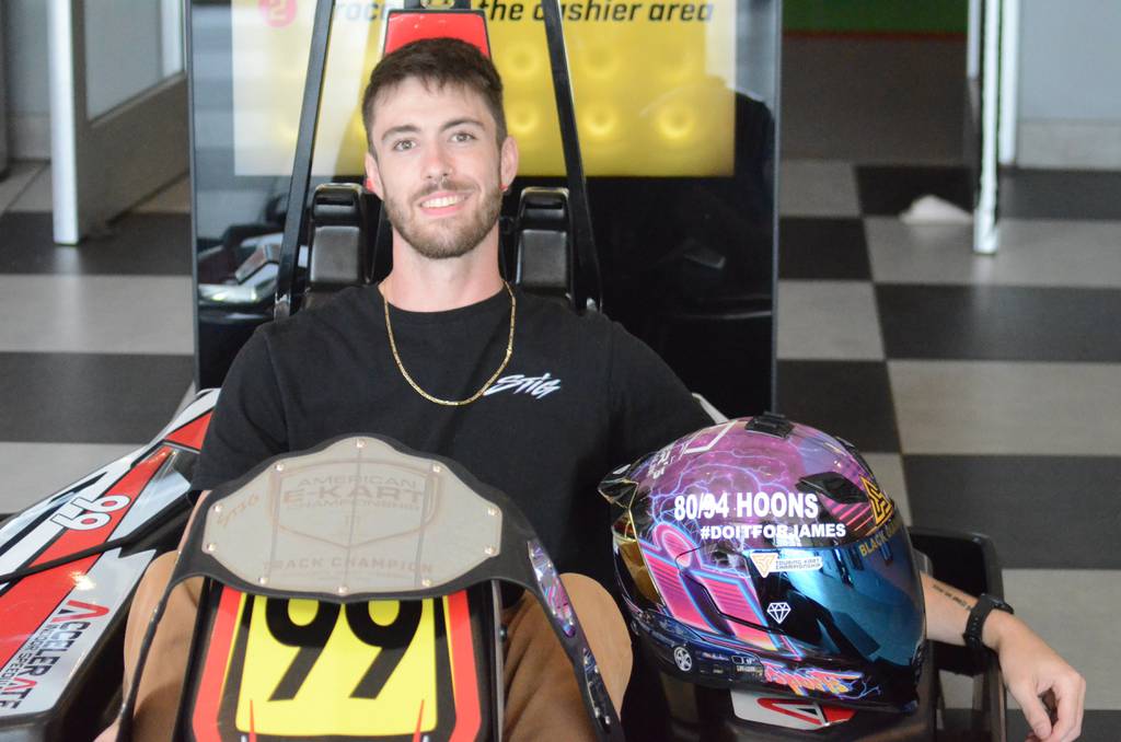Tony Patterson Jr. will defend his American E-Kart championship in Mokena in October. He started in the racing sport when he was 22 and wanted to do something fun for his birthday.