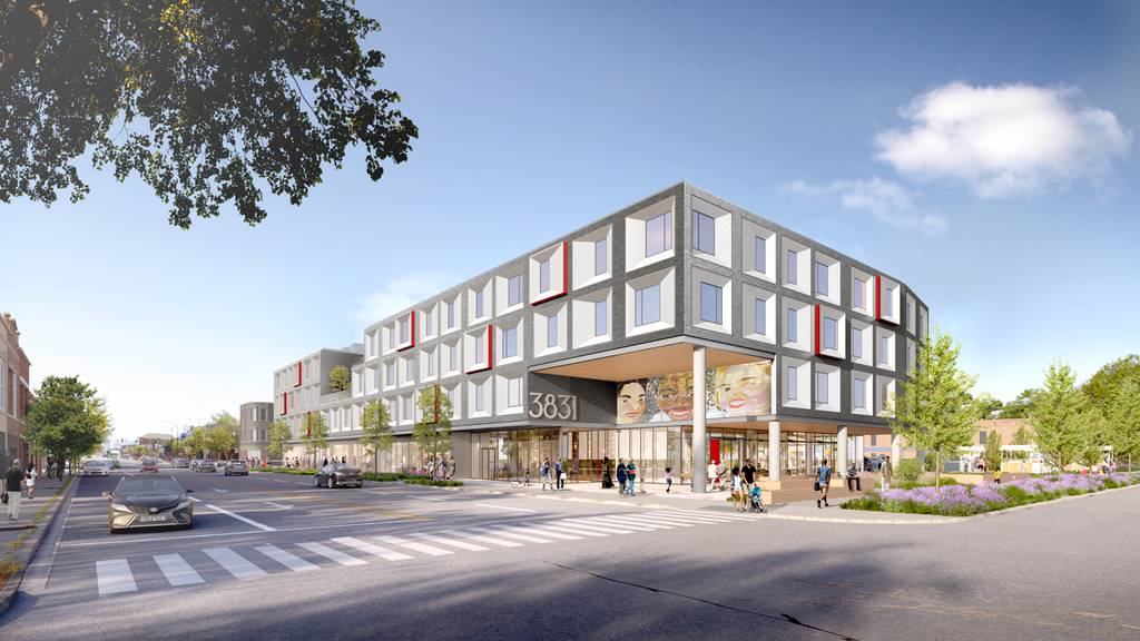 Humboldt Park Passive Living, shown here in a rendering, is a $40 million, 60-unit mixed-income project in West Humboldt Park.