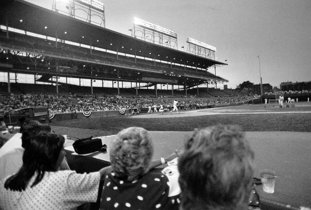 With the lights and some fans in place, the Cubs held their first workout under the new lights on July 25, 1988, at Wrigley Field. 
