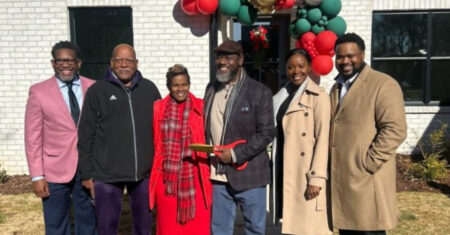 Birmingham Land Bank Authority Cuts Ribbon on a Home for the Holidays