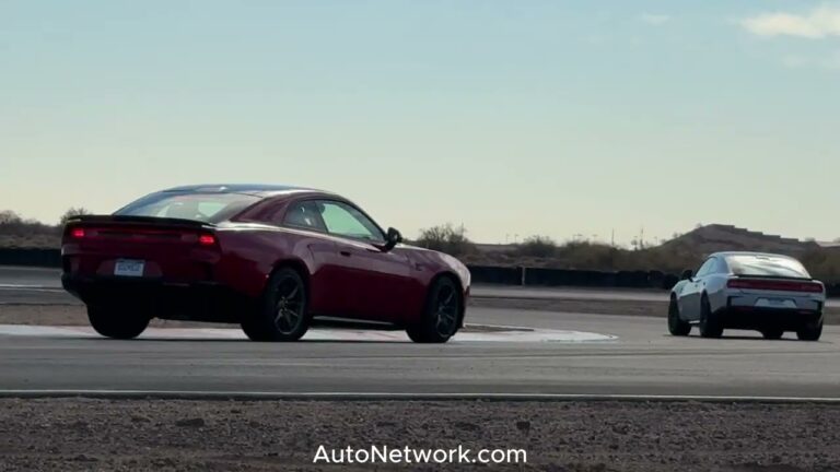 Journalists on Track in Charger Daytona