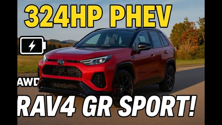 2026 Toyota RAV4 GR SPORT PHEV Review | 324HP, 48 Mile EV Range, FIRST DRIVE!