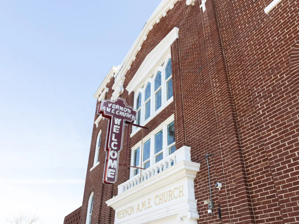 A scene from The Vernon Witness interpretive center groundbreaking at Vernon AME on Feb. 12, 2026.