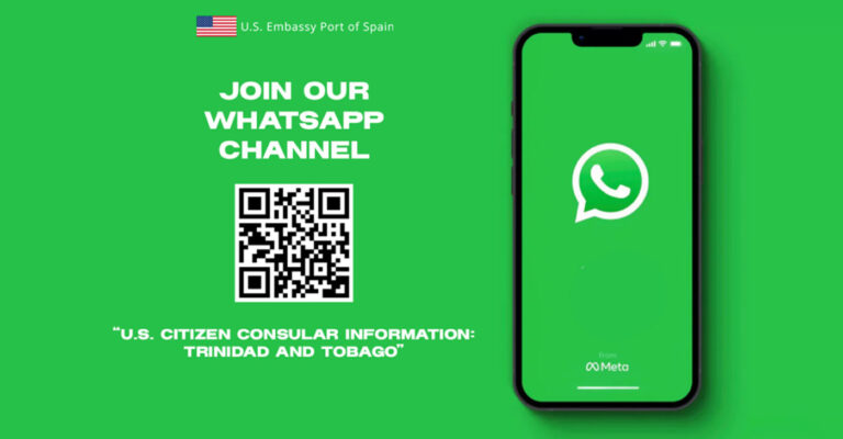 Trinidad & Tobego – U.S. Launches WhatsApp Channel for American Citizens in the Country