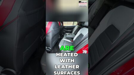 Golf GTI Autobahn Luxury: Heated Rear Seats Surprise! #shorts
