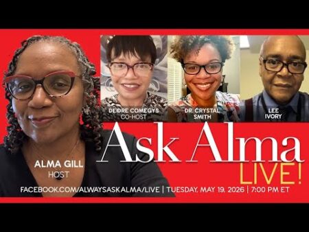 LIVE! — ASK ALMA! — TUES. 5.19.26 7PM EST