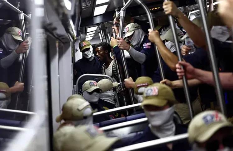 COMMENTARY: A Metro Car Photo Became a Portrait of Trump’s America
