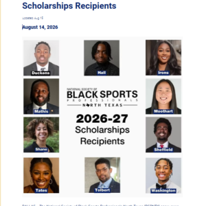BSPNTX Announces 2026-27 Scholarships Recipients