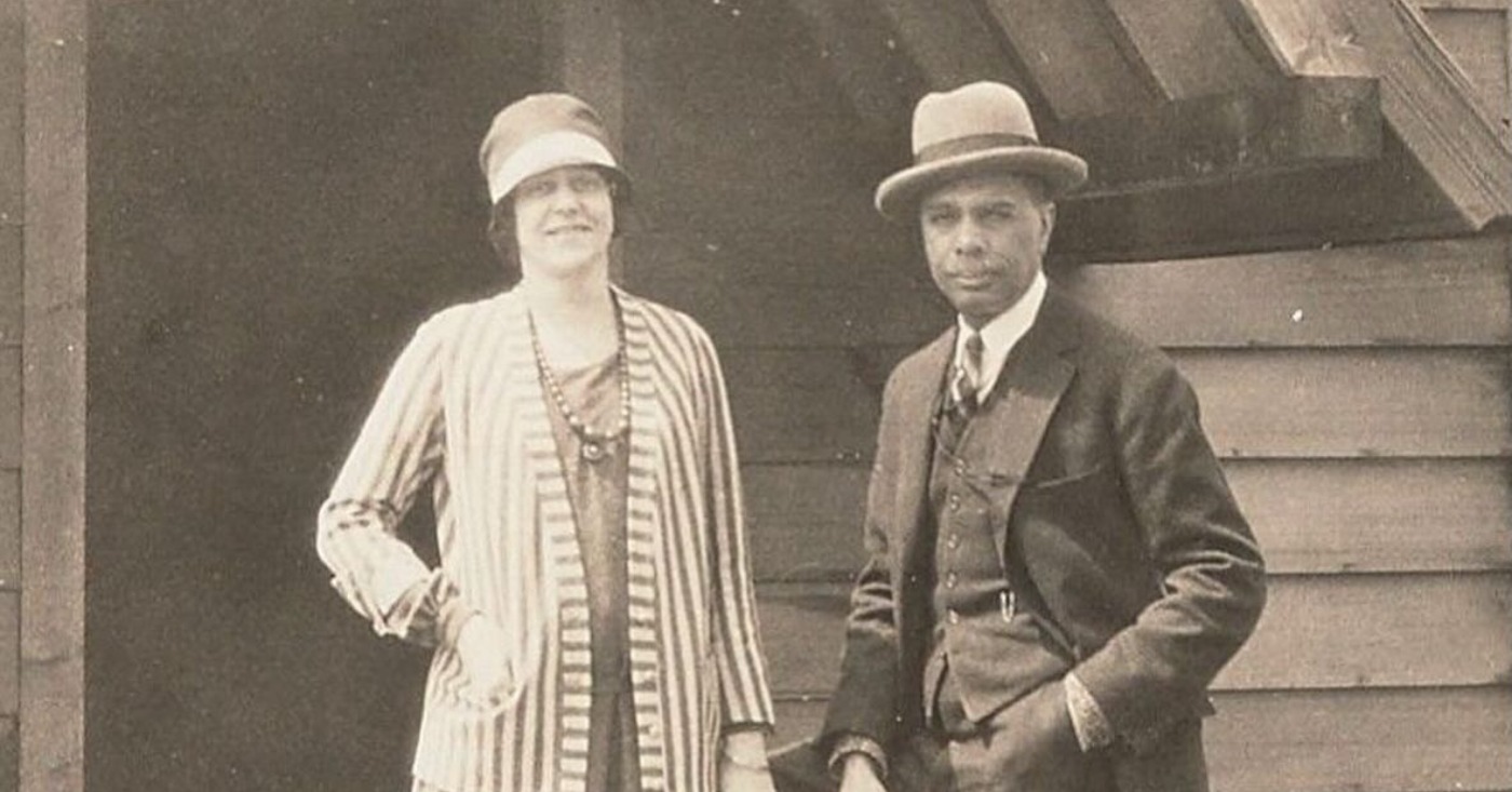 Writers James Weldon Johnson and Grace Nail Johnson married in 1920. (Public Domain)