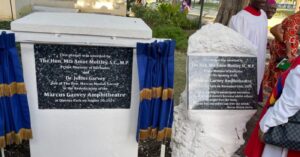 Barbados – Julius Garvey, Son of Marcus Garvey, Joins PM Mottley in the Rededication of the Garvey Amphitheater