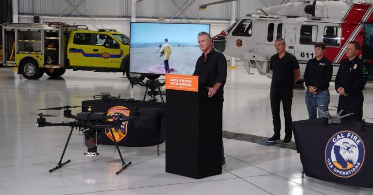 “The Power to See Threats Sooner”: Gov. Newsom, Safety Officials Showcase California’s Investments in Hi-Tech Wildfire Prevention