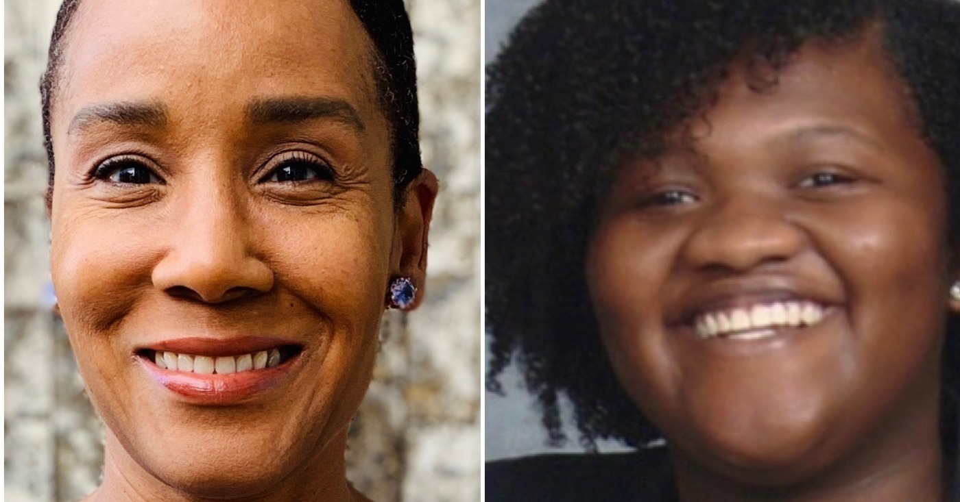 Dr. Gracie Ann Dinkins, left, and Sydney Y.K. Brown, MA