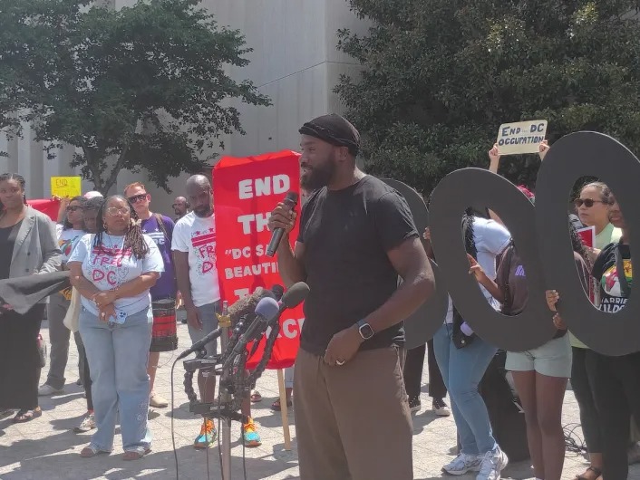 Darrell Gaston is speaking out about his April arrest, which he said stemmed from a local police officer planting a white substance in his vehicle during a stop on U Street NW. (Sam Plo Kwia Collins Jr./The Washington Informer)